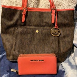 Michael Kors Jet Set Tote & Wallet
